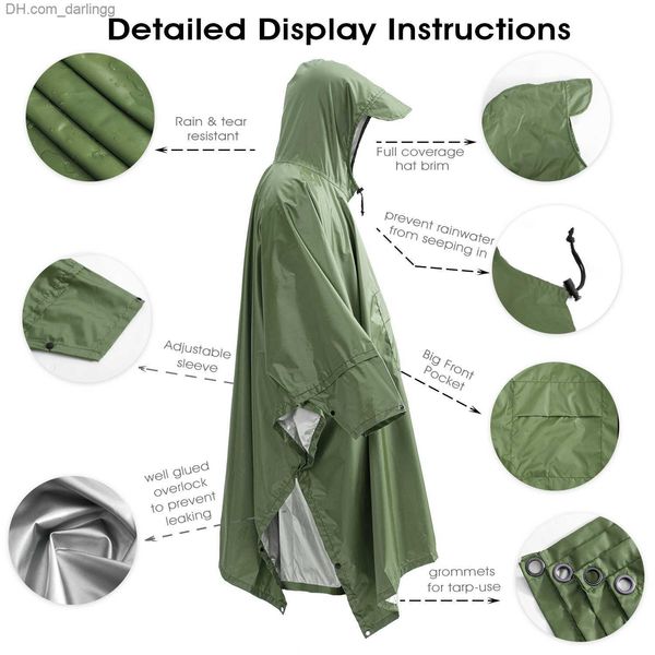 outdoor military waterproof raincoat rain coat men raincoat women awning from the rain motorcycle rain poncho picnic mat q230825
outdoor military waterproof raincoat rain coat men raincoat women awning from the rain motorcycle rain poncho picnic mat q230825