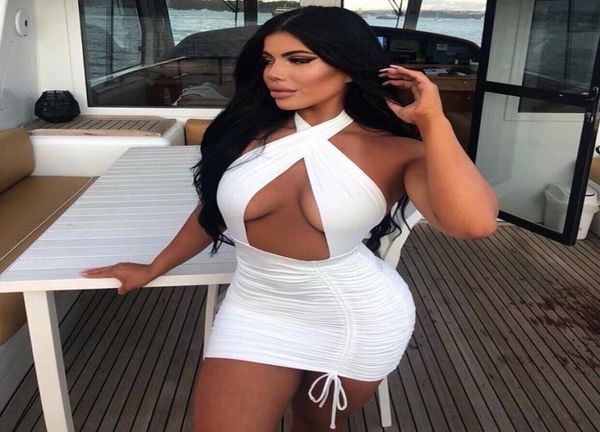 drawstring halter neck party dresses ruched bandage club night birthday outfit women skinny mini summer dress 0119093055164, Black;gray
drawstring halter neck party dresses ruched bandage club night birthday outfit women skinny mini summer dress 0119093055164, Black;gray