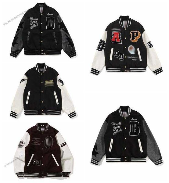 autumn men's jacket designer thin coat couple men's street hip-hop classic retro baseball outerwear for men, Black;brown
autumn men's jacket designer thin coat couple men's street hip-hop classic retro baseball outerwear for men, Black;brown