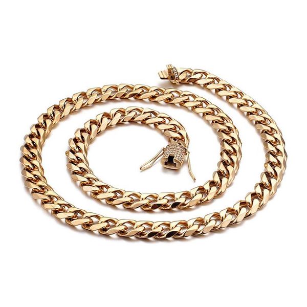 hip-hop mens jewelry crystals cz stone stainless steel fashion large curb chain necklace gold tone 15mm 76cm 30 inch chains200v, Silver
hip-hop mens jewelry crystals cz stone stainless steel fashion large curb chain necklace gold tone 15mm 76cm 30 inch chains200v, Silver