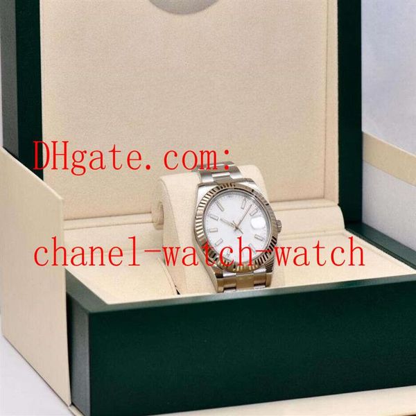 stainless steel men's date wrist watches 116334 36mm automatic machinery mens watch box papers259e, Slivery;brown
stainless steel men's date wrist watches 116334 36mm automatic machinery mens watch box papers259e, Slivery;brown