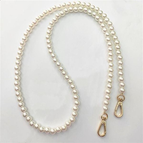 brand pearl strap for bags handbag accessories purse belt handles cute bead chain tote women parts gold clasp bag &264j290z, Black
brand pearl strap for bags handbag accessories purse belt handles cute bead chain tote women parts gold clasp bag &264j290z, Black