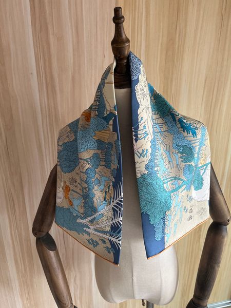scarves 2023 arrival fashion brand blue tree 100 silk scarf 9090 cm square shawl twill wrap for women lady hijab 230823, Blue;gray
scarves 2023 arrival fashion brand blue tree 100 silk scarf 9090 cm square shawl twill wrap for women lady hijab 230823, Blue;gray