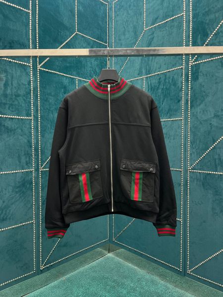 cotton jersey zip jacket with web designer jacket red green stripe coats thick bread style for men women windbreaker cashmere zippers facee, Black;brown
cotton jersey zip jacket with web designer jacket red green stripe coats thick bread style for men women windbreaker cashmere zippers facee, Black;brown