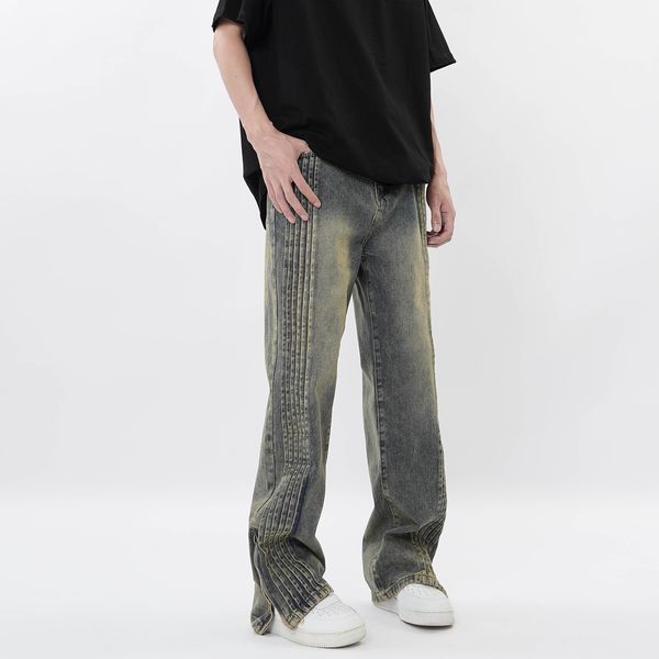 men's jeans mens jeans slim fit straight leg washed side zipper split jeans pants men's baggy vintage micro flared pants denim str, Blue
men's jeans mens jeans slim fit straight leg washed side zipper split jeans pants men's baggy vintage micro flared pants denim str, Blue
