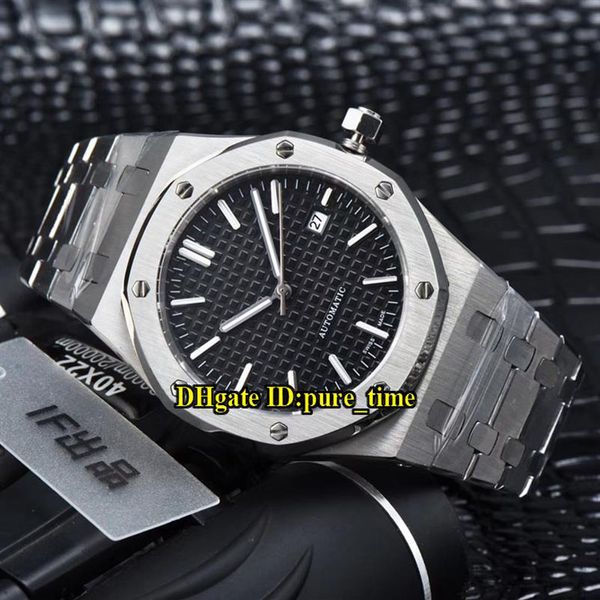 new 41mm royal date 15400st oo 1220st 01 black texture dial 15400 automatic mens watch stainless steel strap gents wa3084, Slivery;brown
new 41mm royal date 15400st oo 1220st 01 black texture dial 15400 automatic mens watch stainless steel strap gents wa3084, Slivery;brown