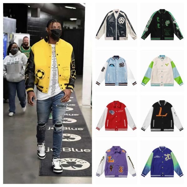 baseball coat uniform fashion jacket single breasted warm jackets couples women men varsity coats men's designer clothing top, Black;brown
baseball coat uniform fashion jacket single breasted warm jackets couples women men varsity coats men's designer clothing top, Black;brown