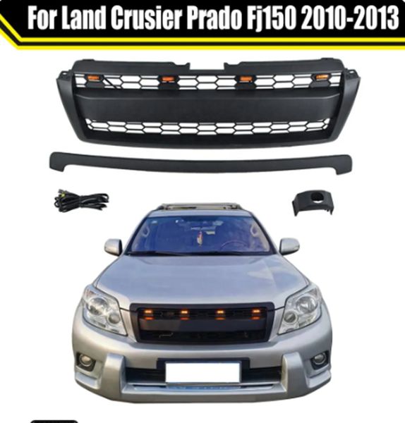 racing grille front upper grill black grille with led letter for land crusier prado fj150 2010-2013 4x4 off road auto
racing grille front upper grill black grille with led letter for land crusier prado fj150 2010-2013 4x4 off road auto