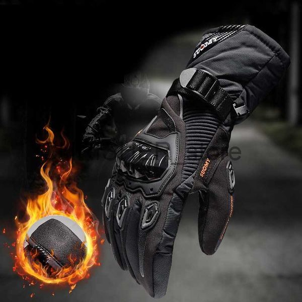 Image of Cycling Gloves SUOMY motorcycle gloves 100% Waterproof windproof Winter warm Guantes Moto Luvas Touch Screen Motosiklet Eldiveni Protective x0824