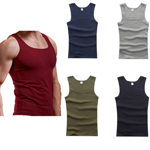 summer plus size men clothing tank black white gray singlets sleeveless fitness men vest casual bodybuilding vest, White;black
summer plus size men clothing tank black white gray singlets sleeveless fitness men vest casual bodybuilding vest, White;black