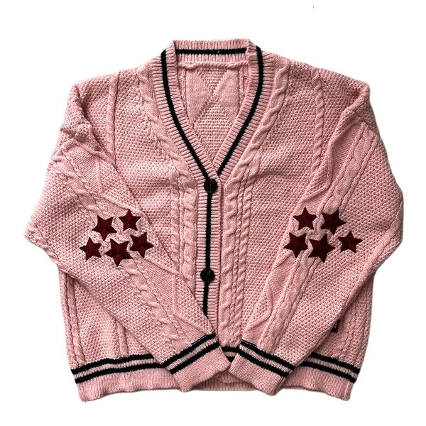 women's sweaters autumn star embroidery cardigan women vintage loose s now knitted fashion v neck single breasted long sweater coat 230, White;black
women's sweaters autumn star embroidery cardigan women vintage loose s now knitted fashion v neck single breasted long sweater coat 230, White;black