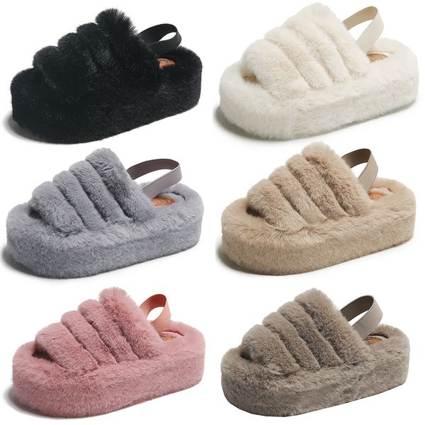 2023 home plush flat platform cotton slippers women white black gray pink khaki beige elastic band casual color6
2023 home plush flat platform cotton slippers women white black gray pink khaki beige elastic band casual color6