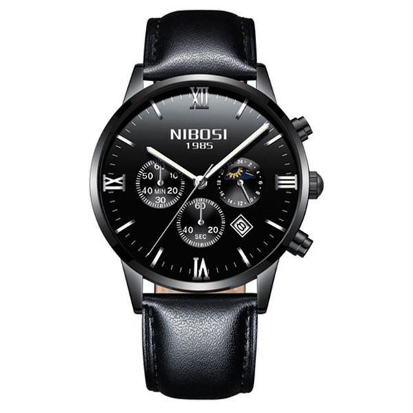 nibosi men watch luxury men fashion casual dress watch military army quartz wrist watches with genuine leather watches strap242n, Slivery;brown
nibosi men watch luxury men fashion casual dress watch military army quartz wrist watches with genuine leather watches strap242n, Slivery;brown