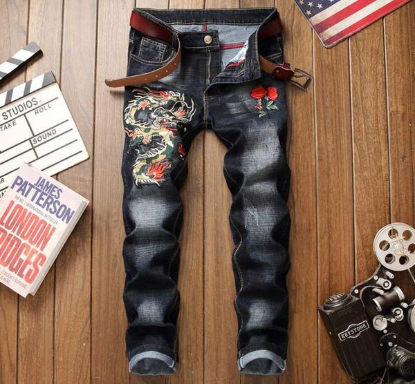 mens jeans men straight cotton ripped distressed 3d dragon embroidery black denim trousers plus size 2938 homme jeans4859782, Blue
mens jeans men straight cotton ripped distressed 3d dragon embroidery black denim trousers plus size 2938 homme jeans4859782, Blue