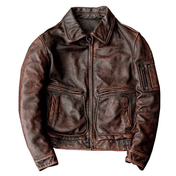 men's jackets replica air force flight suit nostalgic retro stoashed distressed genuine leather clothes plus size jacket coat 230824, Black;brown
men's jackets replica air force flight suit nostalgic retro stoashed distressed genuine leather clothes plus size jacket coat 230824, Black;brown
