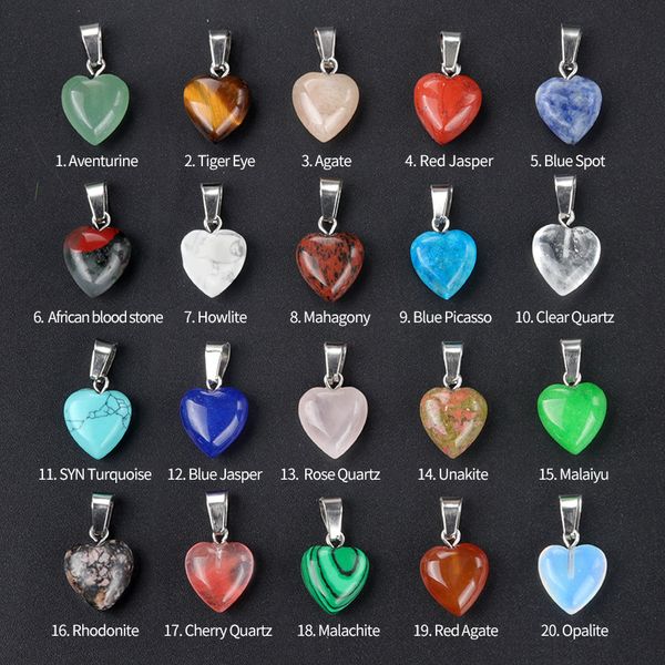 13mm natural stone crystal mini heart charms opal rose quartz agate chakra pendants for jewelry making diy necklace earrings, Bronze;silver
13mm natural stone crystal mini heart charms opal rose quartz agate chakra pendants for jewelry making diy necklace earrings, Bronze;silver
