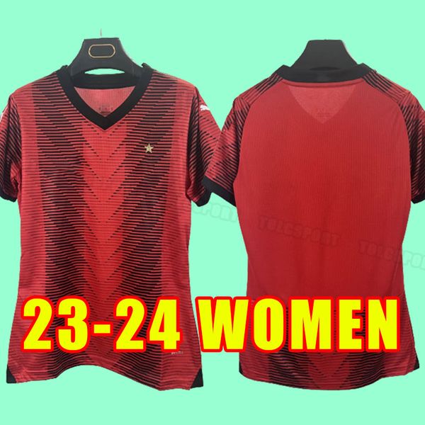 women ibrahimovic 23 24 soccer jerseys ac milans giroud r. leao bennacer kessie romagnoli calhanoglu tonali rebic 2023 2024 girl home away t, Black;yellow
women ibrahimovic 23 24 soccer jerseys ac milans giroud r. leao bennacer kessie romagnoli calhanoglu tonali rebic 2023 2024 girl home away t, Black;yellow