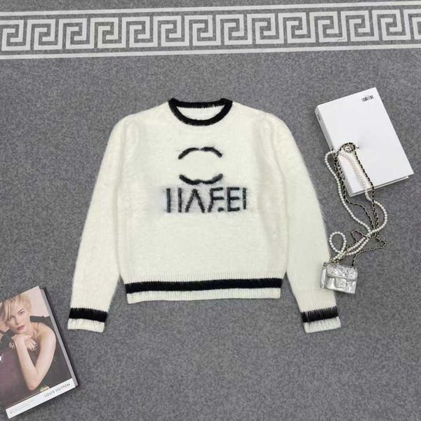designer mohair sweater women sweatshirt letter jacquard hoodie warm pullover coat long sleeved tshirt oversize sweaters, White;black
designer mohair sweater women sweatshirt letter jacquard hoodie warm pullover coat long sleeved tshirt oversize sweaters, White;black
