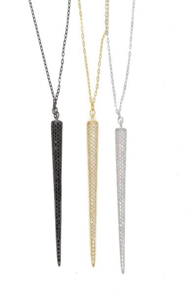 100 925 sterling silver factory whole micro pave full cubic zirconia long spike punk bling yellow white black cz necklace q053414015
100 925 sterling silver factory whole micro pave full cubic zirconia long spike punk bling yellow white black cz necklace q053414015