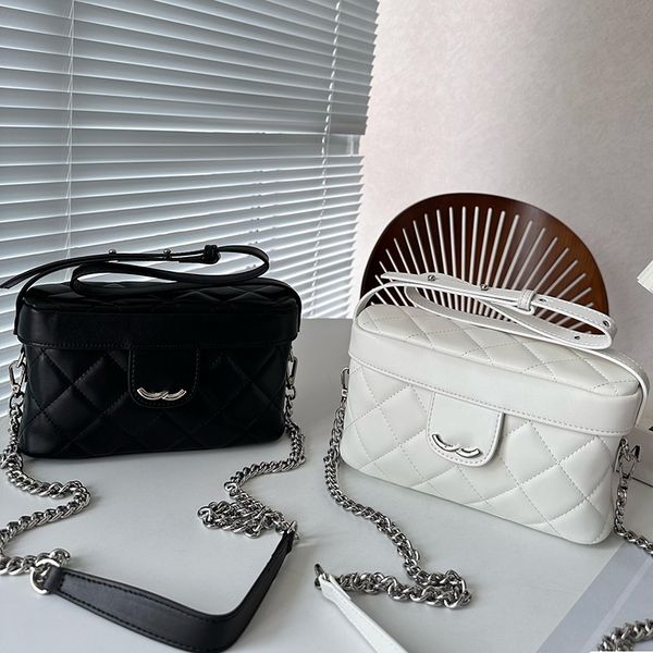 fashion womens makeup bag leather diamond check silver hardware metal c buckle luxury handbag matelasse chain crossbody bag vintage coin mon
fashion womens makeup bag leather diamond check silver hardware metal c buckle luxury handbag matelasse chain crossbody bag vintage coin mon
