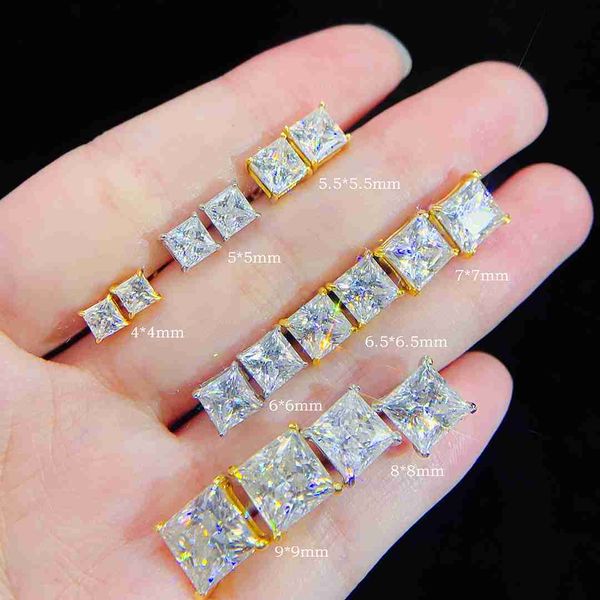 bling trendy fashion gra moissanite ear studs 925 silver hip hop screw back princess cut stud earrings, Golden
bling trendy fashion gra moissanite ear studs 925 silver hip hop screw back princess cut stud earrings, Golden