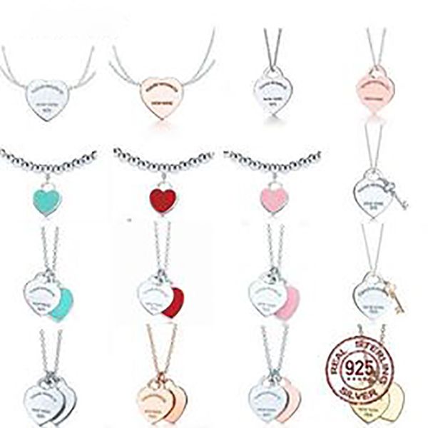 new 100% 925 sterling silver necklace pendant heart bead chain rose gold and gold luxurious for women fashion jewelry original gift y220310
new 100% 925 sterling silver necklace pendant heart bead chain rose gold and gold luxurious for women fashion jewelry original gift y220310