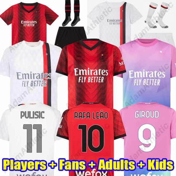 pulisic rafa leao soccer jerseys 23/24 ibrahimovic giroud theo football shirts kids kit player version luka kjaer adli tomori bennacer de ke, Black;yellow
pulisic rafa leao soccer jerseys 23/24 ibrahimovic giroud theo football shirts kids kit player version luka kjaer adli tomori bennacer de ke, Black;yellow