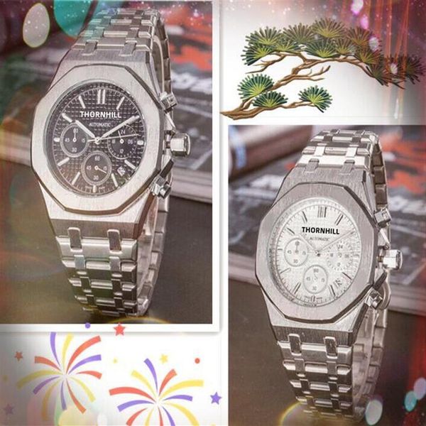 luxury stainless steel quartz mens watches fashion day date rubber belt gifts small dial working six needles famous president full214i, Slivery;brown
luxury stainless steel quartz mens watches fashion day date rubber belt gifts small dial working six needles famous president full214i, Slivery;brown