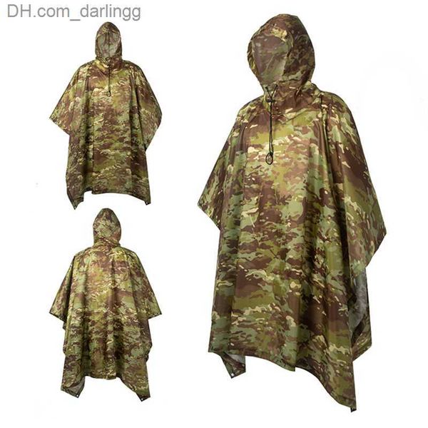 breathable rainwear camo poncho army tactical raincoat camping hiking hunting birdwatching suit travel rain gears q230825
breathable rainwear camo poncho army tactical raincoat camping hiking hunting birdwatching suit travel rain gears q230825