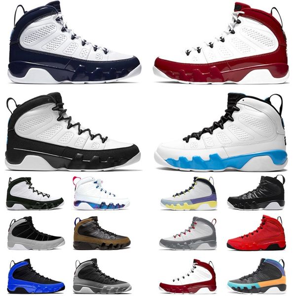 9 9s mens basketball shoes gym red powder blue unc university gold particle grey black white fire red dream it men trainers sports sneakers
9 9s mens basketball shoes gym red powder blue unc university gold particle grey black white fire red dream it men trainers sports sneakers