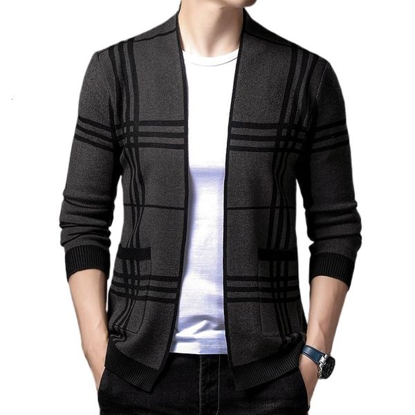 men's sweaters autum winter brand men casual coats jacket fashion knit cardigans sweater long sleeved slim fit clothes 230823, White;black
men's sweaters autum winter brand men casual coats jacket fashion knit cardigans sweater long sleeved slim fit clothes 230823, White;black