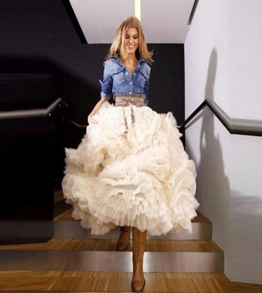 skirts ruffled skirt women draped lush beige mesh faldas puffy tiered elastic band floor length jupe femme5987996, Black
skirts ruffled skirt women draped lush beige mesh faldas puffy tiered elastic band floor length jupe femme5987996, Black