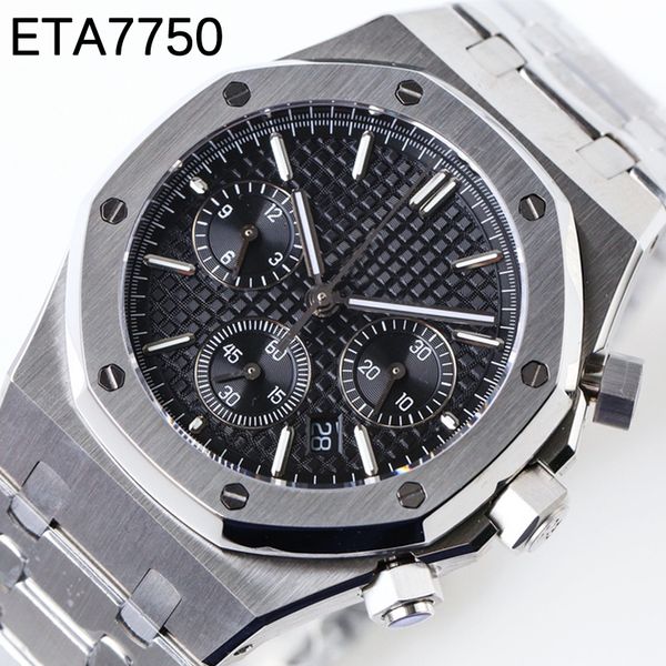 10 styles zf factory luxury mens watch 41mm 26331 904l stainless steel silver case black dial waterproof 7750 movement chronograph mechanica, Slivery;brown
10 styles zf factory luxury mens watch 41mm 26331 904l stainless steel silver case black dial waterproof 7750 movement chronograph mechanica, Slivery;brown