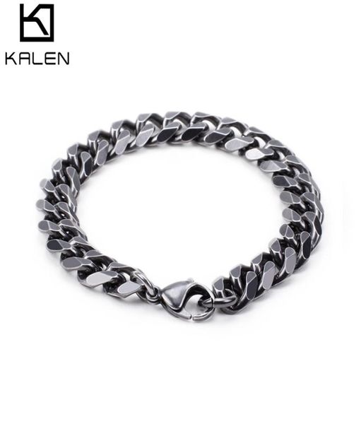retro 316 stainless steel brushed link chain bracelets for men biker matte hand chain wrist wrap bracelets jewelry3212476, Black
retro 316 stainless steel brushed link chain bracelets for men biker matte hand chain wrist wrap bracelets jewelry3212476, Black