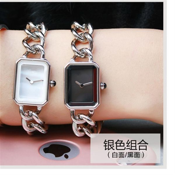 customize fashion brand premiere chain watch boyfriend link quartz wrist watch women men couple shell rectangle clock vintag266z, Slivery;brown
customize fashion brand premiere chain watch boyfriend link quartz wrist watch women men couple shell rectangle clock vintag266z, Slivery;brown