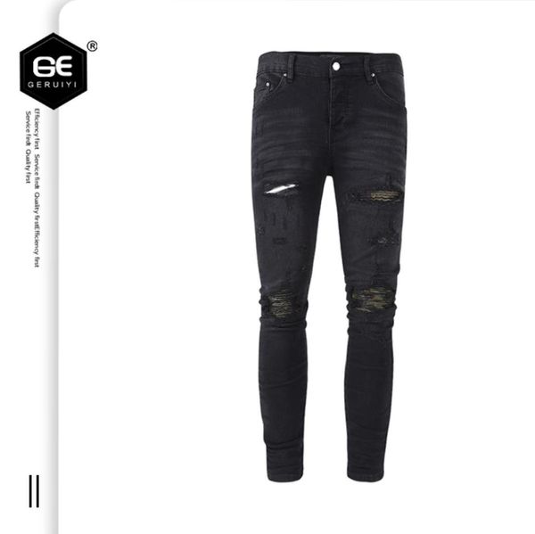 mens jeans washed with holes patch sanded pants european and american fashion leisure slim2027182, Blue
mens jeans washed with holes patch sanded pants european and american fashion leisure slim2027182, Blue