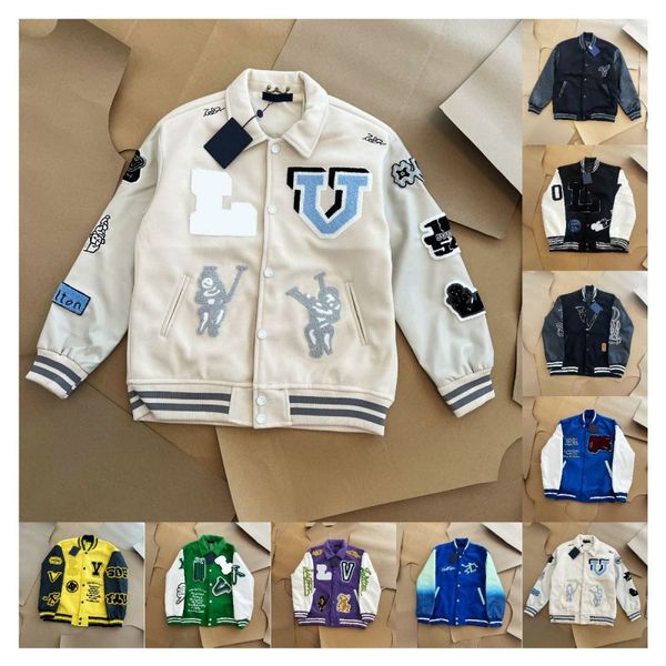 new fashion designer baseball coat uniform fashion jacket single breasted warm jackets couples women men varsity coats mens designer clothin, Black;brown
new fashion designer baseball coat uniform fashion jacket single breasted warm jackets couples women men varsity coats mens designer clothin, Black;brown
