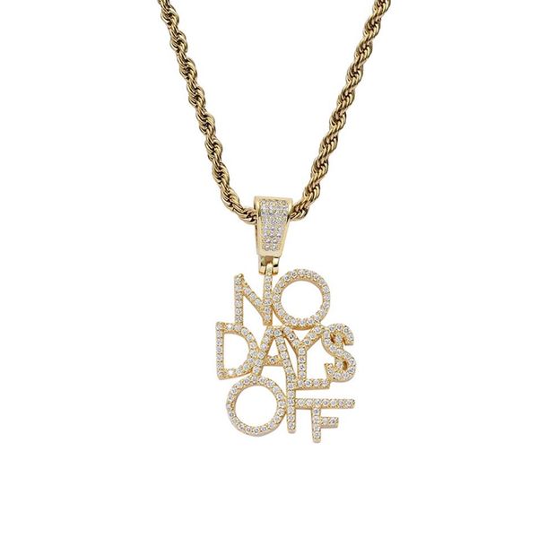 hip hop cz stone paved bling iced out no days off solid letter pendants necklace for men rapper jewelry drop 2485, Silver
hip hop cz stone paved bling iced out no days off solid letter pendants necklace for men rapper jewelry drop 2485, Silver