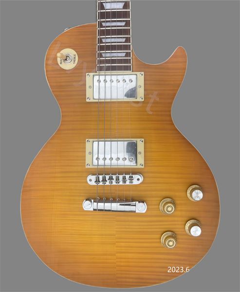 redwood fingerboard chrome parts, electric guitar half, can send rich flame particles at one time, lemon burst, no pickguard
redwood fingerboard chrome parts, electric guitar half, can send rich flame particles at one time, lemon burst, no pickguard