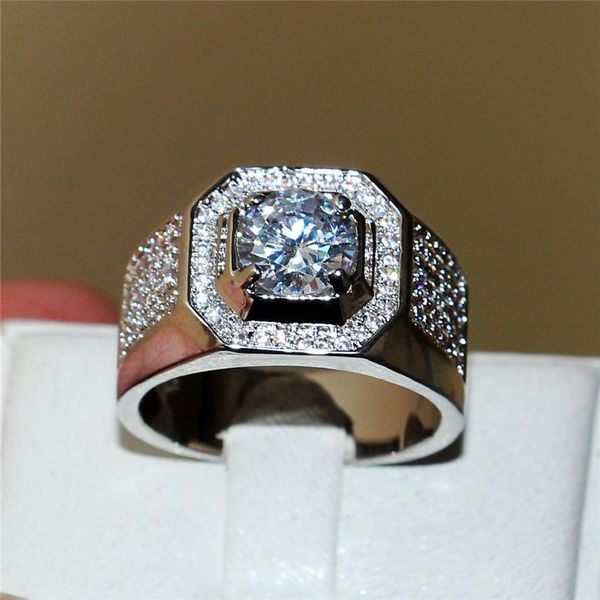 fashion 10kt white gold filled gemstone zircon diamond ring for men vintage jewelry cz anel masculino engagement wedding band ring1926, Slivery;golden
fashion 10kt white gold filled gemstone zircon diamond ring for men vintage jewelry cz anel masculino engagement wedding band ring1926, Slivery;golden