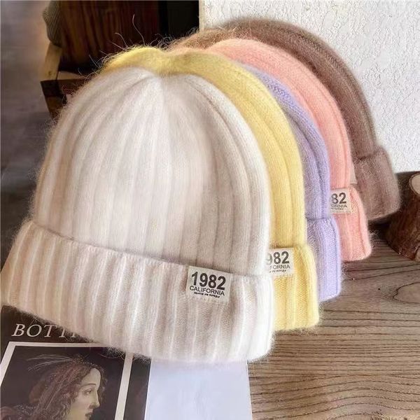 designer rabbit hair wool cap knitted spring, fall and winter men and women can wear letters casual outdoor hat knitted cap, Blue;gray
designer rabbit hair wool cap knitted spring, fall and winter men and women can wear letters casual outdoor hat knitted cap, Blue;gray