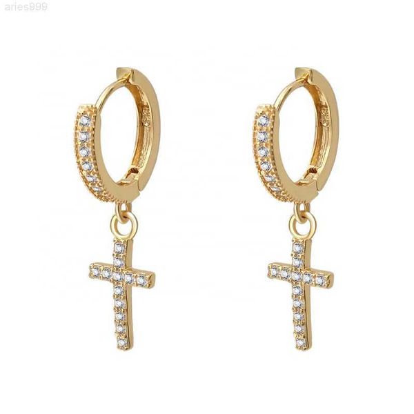mens aaa quality iced out gold plated sterling silver 925 hip hop diamond cross earrings, Golden
mens aaa quality iced out gold plated sterling silver 925 hip hop diamond cross earrings, Golden