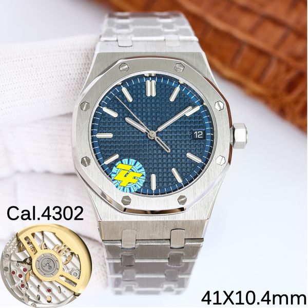 zf factory watch 41mm v5 extra-thin 15500 904l steel silver case blue dial waterproof cal.4302 movement mechanical automatic mens men watche, Slivery;brown
zf factory watch 41mm v5 extra-thin 15500 904l steel silver case blue dial waterproof cal.4302 movement mechanical automatic mens men watche, Slivery;brown