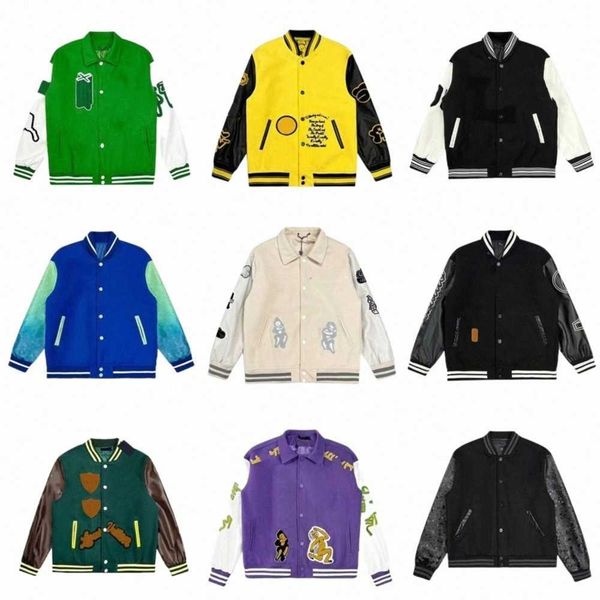 mens jackets baseball varsity jacket letter stitching embroidery autumn and winter men loose causal outwear coats q5fw#, Black;brown
mens jackets baseball varsity jacket letter stitching embroidery autumn and winter men loose causal outwear coats q5fw#, Black;brown