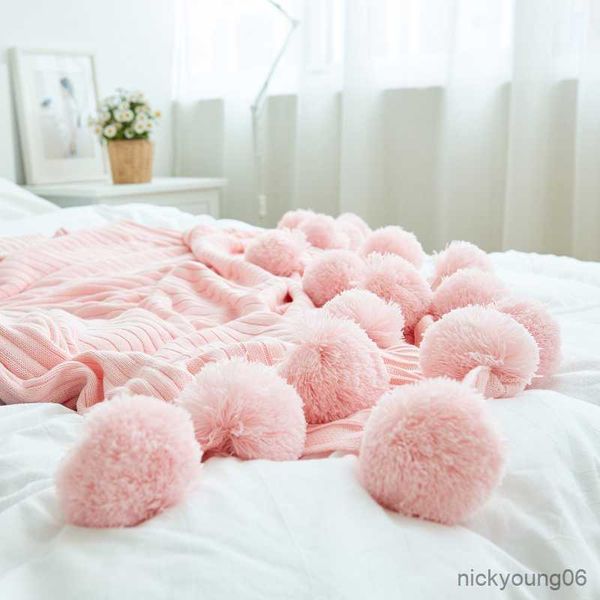 blankets baby blanket for kids bed sofa newborns knitted swaddle soft cotton wrap props for children r230824
blankets baby blanket for kids bed sofa newborns knitted swaddle soft cotton wrap props for children r230824