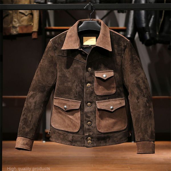 men's jackets 2023 camel leather three pocket jacket for men brand vintage coat plus size 6xl 230824, Black;brown
men's jackets 2023 camel leather three pocket jacket for men brand vintage coat plus size 6xl 230824, Black;brown