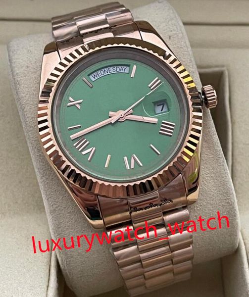 original box certificate 18k gold president male watches day date diamonds green dial watch men stainless diamond bezel automatic wristwatch, Slivery;brown
original box certificate 18k gold president male watches day date diamonds green dial watch men stainless diamond bezel automatic wristwatch, Slivery;brown