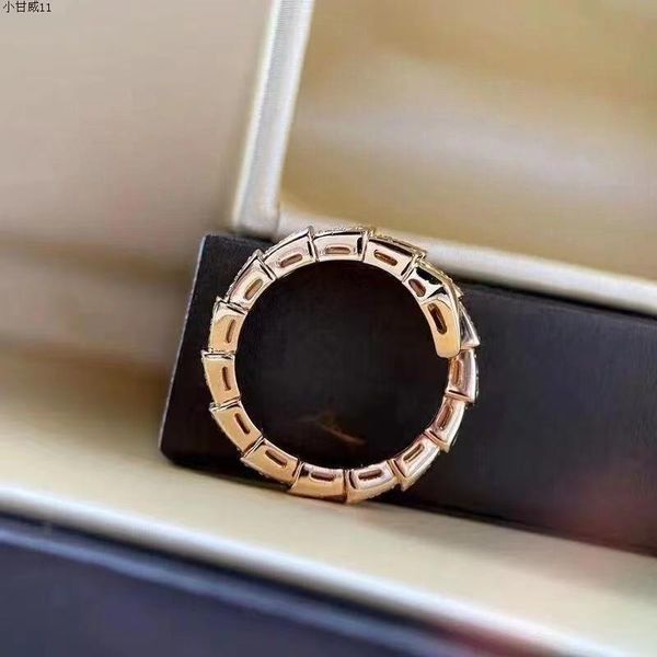 jewelry designer ring luxury full diamond rose gold non fading adjustable snake bone ring, Silver
jewelry designer ring luxury full diamond rose gold non fading adjustable snake bone ring, Silver