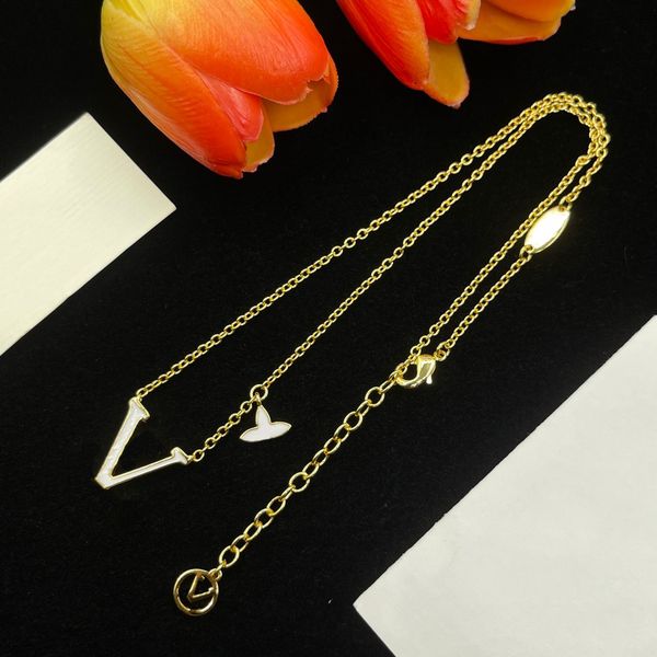 never fading gold plated luxury brand designer pendants necklaces stainless steel letter choker pendant necklace chain for men women jewelry, Silver
never fading gold plated luxury brand designer pendants necklaces stainless steel letter choker pendant necklace chain for men women jewelry, Silver