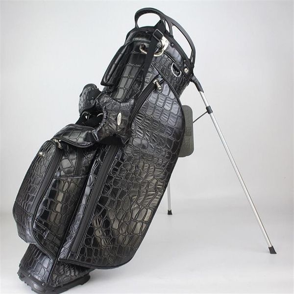 black crocodile golf bag can stand can be tilted one shoulder bag multi-functional waterprof cover transparent customizable let198r, Black;red
black crocodile golf bag can stand can be tilted one shoulder bag multi-functional waterprof cover transparent customizable let198r, Black;red